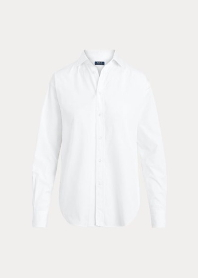 Women's Polo Ralph Lauren Cotton Broadcloth Shirts | 650132ROJ